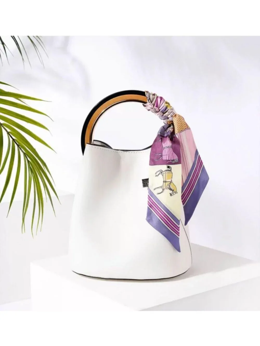2Pcs 100% Mulberry Silk Scarves - Versatile Skinny Ribbons for Hair, Bags